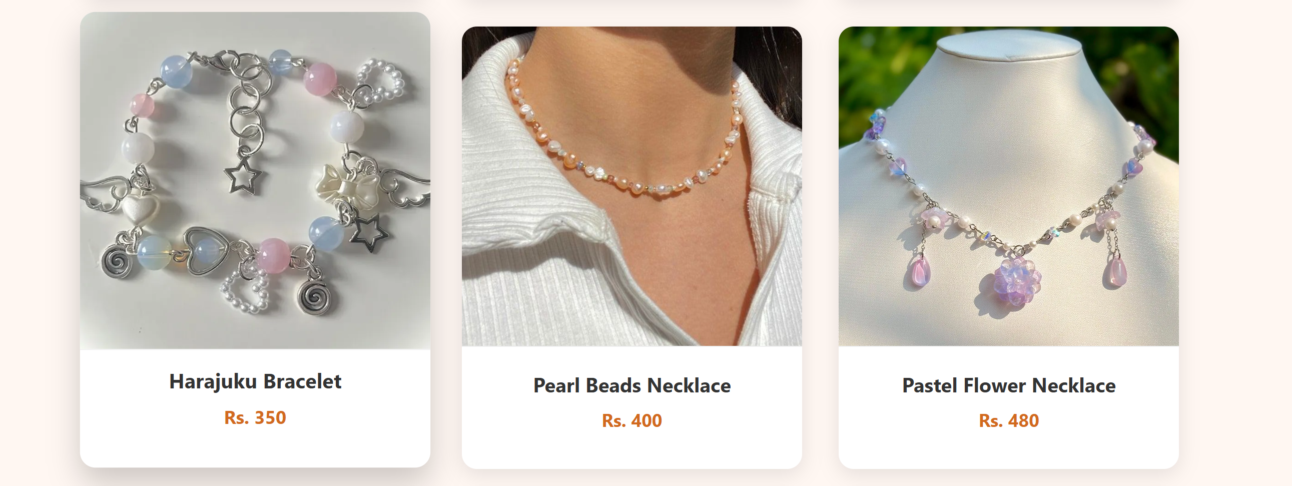 Luminine Beads Jewelry Website